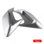 2 tk auto k&uuml;lje &otilde;huava ventilatsiooniv&otilde;re katte &otilde;huvoolu spoiler dekoratiivne k&uuml;lgmise &otilde;hu sisselaskeava katte kapoti v&otilde;istlustrim must