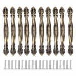 10 komplekti pronkstooni k&auml;epidemega t&otilde;mmatava kapi riistvara kummutisahtli riidekapi kodukontori jaoks