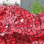 1x1.2M Teemantkujuline Laserlitritega Pol&uuml;ester Sametkangas, Litritega Tikand, Disainerkangad DIY Lava Kost&uuml;&uuml;mir&otilde;ivaste jaoks 100x120cm