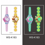 Clock Sticker Glow in The Dark Toys Luminous Star Stickers Fluorescent Painting PVC Stickers Toys for Kids Boys Girls