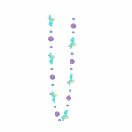 Mermaid colorful Bubble Garland Hanging Jellyfish Lantern Mermaid Party Decoration Under The Sea Birthday Party Decor Baby Showe