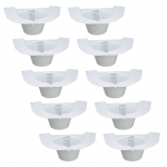 10 uriinikogumism&uuml;tsi pakk. Mugavad proovitopsid. Lihtsalt valatav uriiniproovi kogumism&uuml;ts naistele ja eakatele.