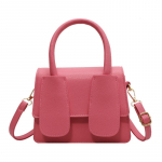 Moekas tekstuuriga &uuml;hev&auml;rviline naiste Crossbody kott Suvine populaarne Korea stiilis nahast &otilde;lakott vabaaja naiste k&auml;ekott Mini(Max Length<20cm)