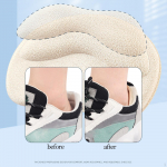 1 paar kannapadjakesi jalakaitsmed, libisemiskindlad kingapadjade kleebised, naiste meeste blister must