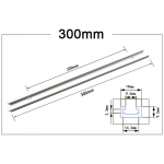1 tk liuguri juhtsiin T-raja T liugurkinnituse pilu liugur 300&ndash;600 mm T-pilu r&ouml;&ouml;bastee 19 t&uuml;&uuml;p 19x9,5 mm alumiiniumsulamist