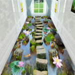 WTEMPO 3D Taim Esik Pikk Vaip Pastoraalne Vaibad Koridor P&otilde;randamatt Pehme Vahek&auml;igu trepid Libisemisvastane W160*H300CM