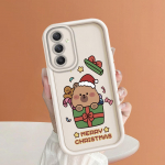 Pehme silikoonist ruudukujulise redeliga printimismustriga telefoni korpus T&auml;iskaanega kaamera p&otilde;rutuskindel kaitse kummist &uuml;mbris Samsungile Samsung A02 tumepunast v&auml;rvi