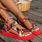 2024. aasta suvised lamedad naiste kingad, kanepik&ouml;ie komplekt, rannasandaalid, vabaaja sussid, suured naiste sandaalid 36