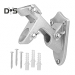 Lipumasti hoidik seinakinnituse lipuvarda kronstein 2 asendis alumiiniumsulamist lipumasti kinnitus 1-tollise l&auml;bim&otilde;&otilde;duga lipumasti jaoks, v&auml;liveranda sisekujundus valge