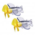 2 tk Tuulej&otilde;ul t&ouml;&ouml;tav LED lennukipropeller mootorrattale, jalgrattale, auto kaunistusteks, veekindel helendav lendav m&auml;nguasi, LED valgustusega spinner, v&auml;li spordim&auml;nguasjad 2pcs sinine