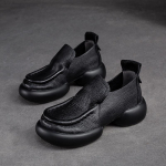 S&uuml;gis ja Talv Uued Vabaaja &Uuml;hed Kingad Slip-on Laisad Kingad Vabaaja Naiste Kingad Paksude Taldadega 35 brown