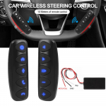 1 Paari juhtmevaba auto rooli juhtnupp 10 klahvi raadio DVD GPS-i jaoks multimeedia navigeerimispea&uuml;ksuse kaugjuhtimispult CHINA