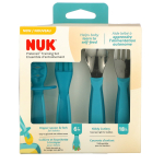 NUK, Pretensil harjutuste komplekt, 6&ndash;18 kuud ja vanematele, 4-osaline komplekt gray
