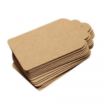 100PCS Blank Wedding Brown Kraft Paper Tag gifts papers Gift Tags must
