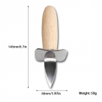 1 tk roostevabast terasest austrinuga k&ouml;&ouml;gi mereandi t&ouml;&ouml;riistad puidust kammkarbi koore avajaga karploomade mereandi avaja
