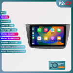 Hizpo 4G AI Voice Wireless CarPlay Android 13 Auto raadio Seat Altea 2004&ndash;2015 Toledo 3 auto multimeediumipleier intelligentne RDS GPS 2 Din autoraadio P2CP 4Core 2G 32G