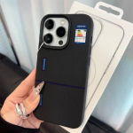 Nahatunnetusega telefoni&uuml;mbris iPhone 11 13 16 Pro Maxile, iPhone XR XS Maxile, 14 15 Pro Maxile, 12 13 Pro Maxile, 16 Plusile, 13 Prole, 14 Prole, multifilmimaalinguga makarooniv&auml;rvides iPhone 16 Pro Max roosa