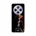Coque de t&eacute;l&eacute;phone - Xiaomi - Redmi 14C - Souple - One Piece - Anime Luffy - Noir