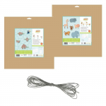 3 mobiles &agrave; fabriquer pour enfants - Colibri, paresseux, animaux de la savane