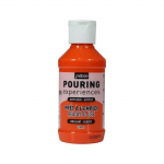 Peinture Acrylique - P&eacute;b&eacute;o - Pouring - 118 ml - Couleur Orange - Flacon