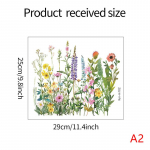 Erinevad rohelised taimed Lilled Seinakleebis Vannitoa WC Dekoratsioon Kleebised Elutoa Kapp Kodukaunistus Isekleepuv seinamaaling