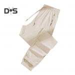 Unisex Summer Ice Silk p&uuml;ksid &otilde;hukesed lahtised sirge s&auml;&auml;re jahutusp&uuml;ksid pingutusn&ouml;&ouml;riga elastsed v&ouml;&ouml;p&uuml;ksid kiiresti kuivavad &uuml;hev&auml;rvilised dressip&uuml;ksid igap&auml;evaseks kasutamiseks M helehall v&auml;rv