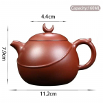 160 ml Creative Yixing Purple Clay teekann ehtne k&auml;sitsi valmistatud teekann, veekeetja Beauty tee infuser Hiina toormaagi Zisha teekomplekt