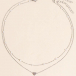 Pearl Choker kaelakeed naistele Mood kahekihiline kett v&auml;ike armastuse s&uuml;dame ripats kaelakee ehteid kingitus