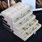 5-kihiline l&auml;bipaistev PET ehtekarp sametvoodriga k&auml;ev&otilde;rudele, s&otilde;rmustele, k&otilde;rvar&otilde;ngastele ja kaelakeedele