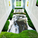 3D elutuba Ilus maastik P&otilde;randamatt Vaip Magamistuba T&auml;isvoodi voodi k&otilde;rval roomav matt diivanilaud sissep&auml;&auml;su uksematt 160*200cm