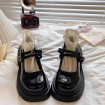 Kingad Naised Mary Janes Naiste K&otilde;rged Kontsad Klassika Igap&auml;evased Pumbad Naised &Uuml;mara Ninaga Keskmise Kontsaga Pandlaga Rihm Platvormkingad Naised 38