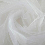500 cm * 48 cm Organza l&auml;bipaistev organza kangas pulmade kaunistamiseks