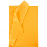 Papier de soie - 50 x 70 cm - 25 feuilles Jaune
