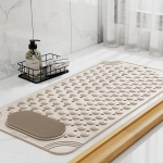 Vannikaitsematt Libisemiskindel Kodu Lapsed Ohutus Du&scaron;ip&otilde;randamatt Libisemiskindel Vannitoavaip WC-ala Matt 36x70cm beež