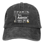 Linuxi komplekt Infograafik S&uuml;steemiadministraator Pingviin Pesapallim&uuml;ts Meeste M&uuml;tsid Naiste Visiiriga Kaitse Snapback Arvuti Protsessori Tuuma M&uuml;tsid Adjustable