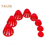 8 tk golfi simulaatori tiisid Plastikust golfi s&otilde;&otilde;rmed siseruumides kasutatavate simulaatorite treeningute jaoks m&otilde;eldud golfimattide s&auml;rgid talvisele murule ja s&otilde;idurajale punane