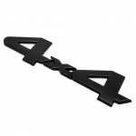 Auto Modified Letters 4WD 4X4 Metallist auto k&uuml;ljekleebised, mis sobivad k&otilde;ikide esiv&otilde;re m&auml;rkide ja tagumiste m&auml;rkide jaoks NO.1