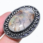Boulder Opal Handmade 925 Sterling Silver Gift Jewelry Ring Size 6 m8a35