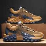 Kingad Trend Lacing Disainer Spordikingad Mehed K&otilde;rge Kvaliteet Paks Tald Tossud Vabaaja Laua Jooksujalatsid Zapatillas Hombre 42 brown