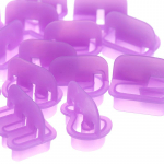 40 tk/1 komplekt koogi k&uuml;psetust&auml;ht k&uuml;psis Fondant t&auml;hestiku numbrite vormi isetegemise t&ouml;&ouml;riist