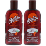 Malibu Waterproof Tanning Oil with Carrot and Coconut 200ml x2pcs