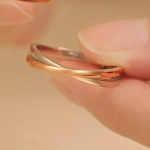 V&auml;rvide eraldus M&ouml;bius paariss&otilde;rmused: 50-punktiline teemantristi disain meestele ja naistele, ideaalne s&otilde;brap&auml;eva kingitus Adjustable Open Size