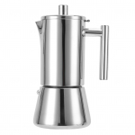 Stovetop Coffee Maker 6 Cups 304 Stainless Steel Induction Italian Coffee Pot for Home Party L(for 6.5-9kg)