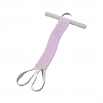 Ankle Puller Fitness Resistance Band, Legs Strength Training Exercise Elastic Tension Rope Sit up roosa