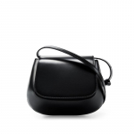 Ehtne nahk K&otilde;rge kvaliteediga tekstuur Trendikas ja retro &Uuml;he &otilde;la Crossbody sadulakott One Size