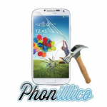 Film de protection - Phonillico - Samsung Galaxy S4 - Verre tremp&eacute; - Transparent - R&eacute;sistant aux rayures
