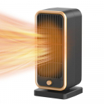 Ruumisoojendaja 500W PTC keraamiline madala m&uuml;ratasemega kiire k&uuml;ttega kaasaskantav personaalne k&uuml;ttventilaator 30 kraadi AVE-ga EU Plug must
