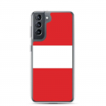 Coque T&eacute;l&eacute;phone &ndash; Samsung &ndash; Galaxy S10 &ndash; Drapeau du P&eacute;rou &ndash; Souple &ndash; mitmev&auml;rviline