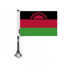 Drapeau - Malawi - 10 t&uuml;kki - 14 x 21 cm - pol&uuml;ester - v&auml;limine - mitmev&auml;rviline