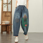 Multikas Plaaster Tikandiga Denim P&uuml;ksid Naistele Suvi K&otilde;rge V&ouml;&ouml;koht L&otilde;dvad L&uuml;hikesed P&uuml;ksid Naiste Vabaaja Streetwear Jeans P&uuml;ksid S sinine